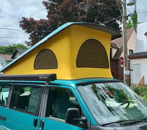 vw t4 pop top canvas installation