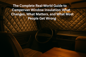 The Complete Real-World Guide to Campervan Window Insulation: What Changes, What Matters, and What Most People Get Wrong