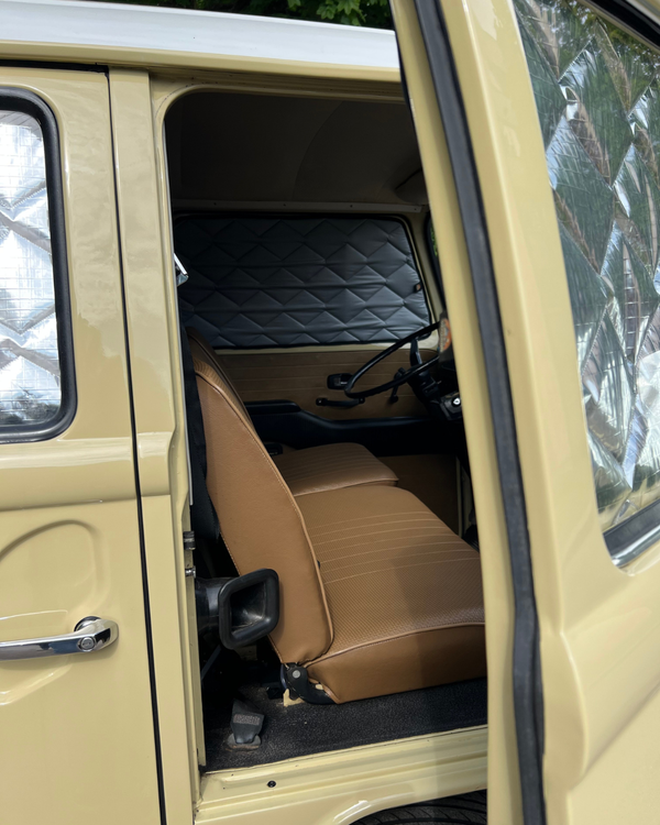 Magnetic Insulation Set Compatible with VW T2 Cockpit - Side Windows & Windshield (3 panels)