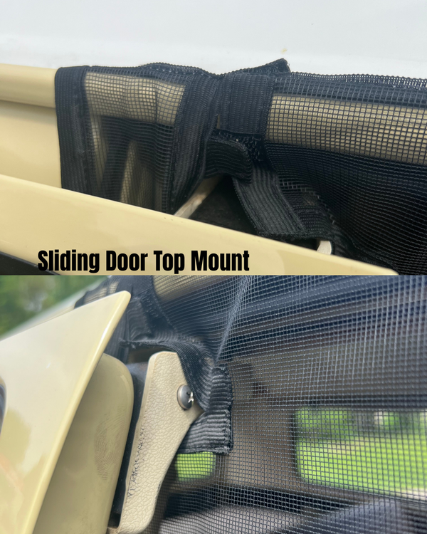 Magnetic Bug Screen Compatible with VW T2 in BLACK