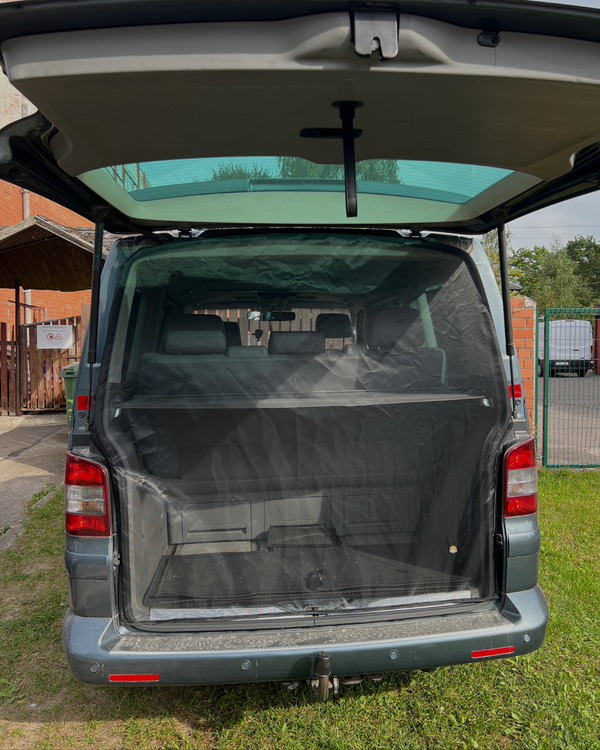 Magnetic Mosquito Net for VW T5 Sliding Door + Rear in BLACK - Vanagon Maniac