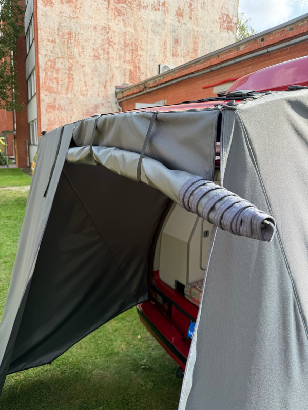 Rear Hatch Privacy Shelter Compatible with VW T3/T25 - Magnetic Attachment