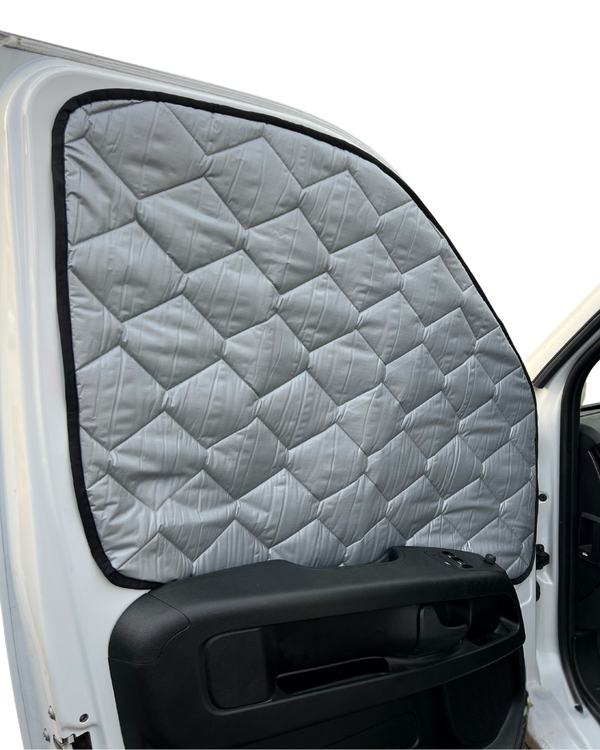 Magnetic Thermal Blinds Set Compatible with Fiat Ducato, RAM ProMaster, BOXER 2022-2026 - Side Windows & Windshield