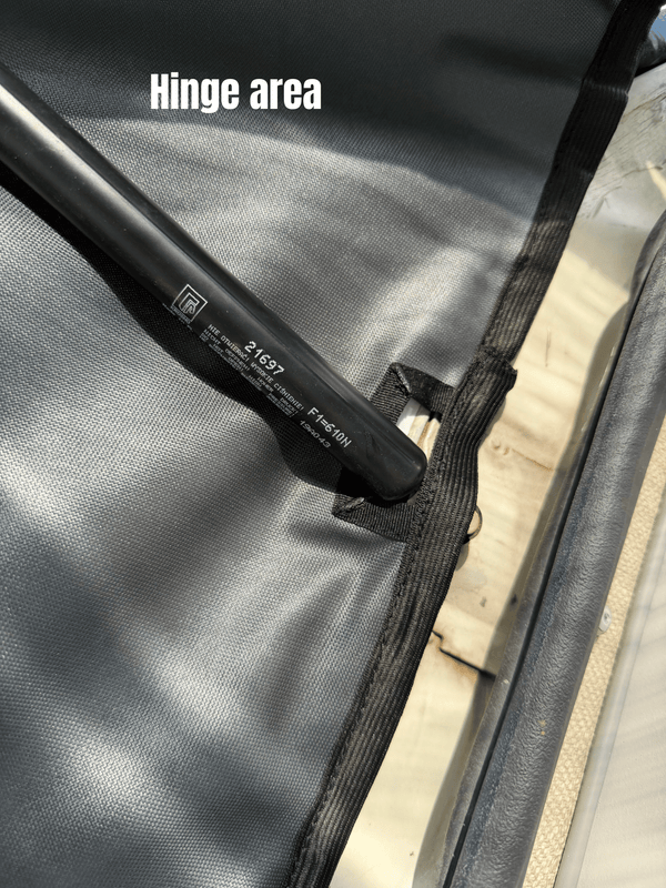 Rear Hatch Windbreaker – Magnetic Rear Access Weather Screen Compatible with VW T3/T25