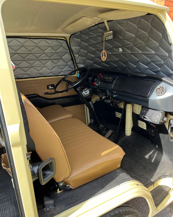 Magnetic Insulation Set Compatible with VW T2 Full Interior | Complete 8-panel Thermal Blinds Kit