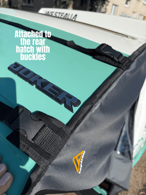 Rear Hatch Windbreaker – Magnetic Rear Access Weather Screen Compatible with VW T3/T25