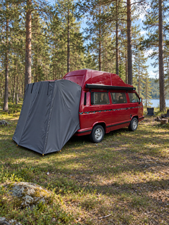 Rysunek magnetycznej osłony prywatności na klapę tylną VW T3