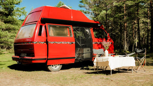 Magnetic Mosquito Screen Compatible with VW T3 in BLACK