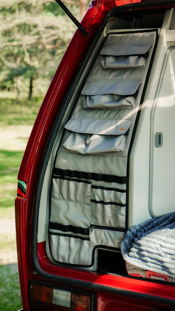 Rear Cabinet Tool & Storage Panel Compatible with VW T3/T25 Westfalia