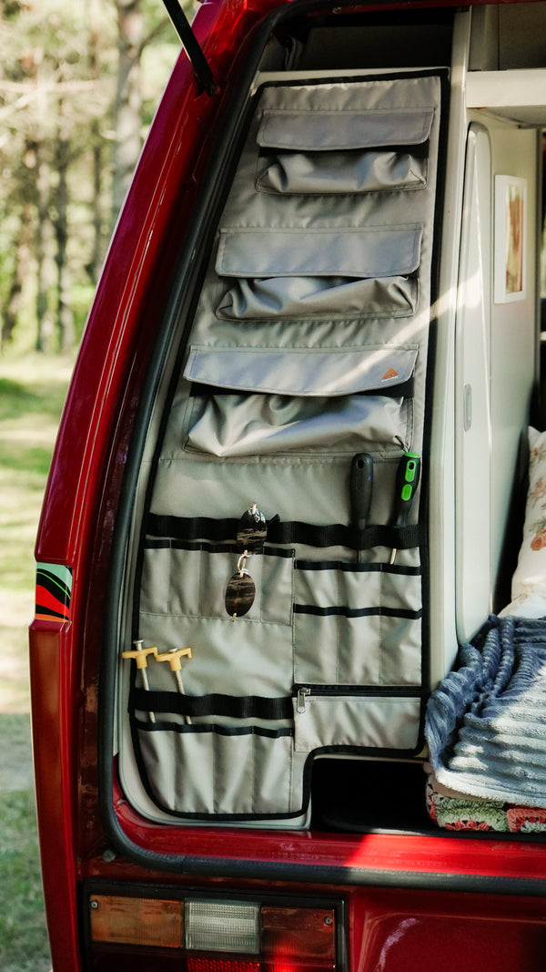 Rear Cabinet Tool & Storage Panel Compatible with VW T3/T25 Westfalia