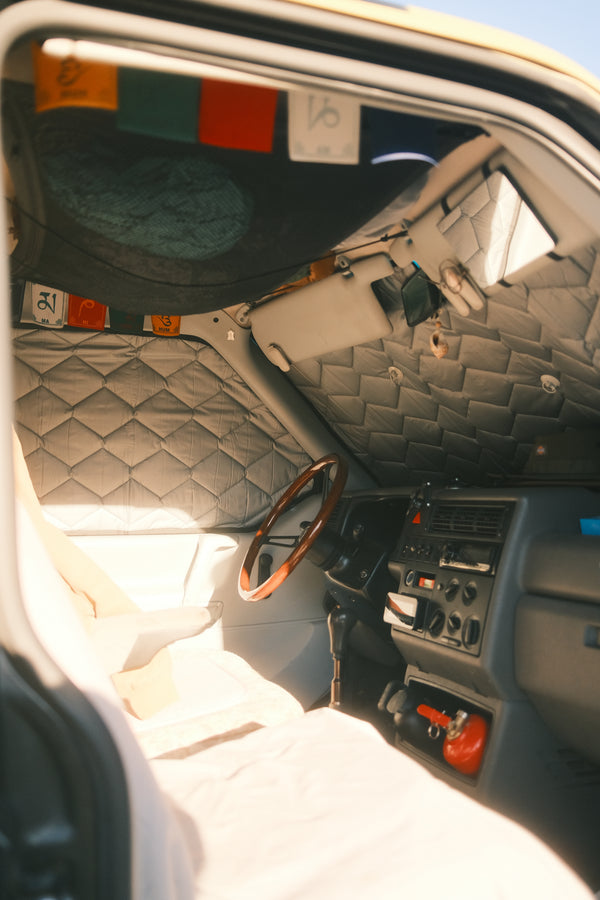 Thermal Insulation Kit Compatible with VW T4 (SWB) Full Interior Windows | 8-Panel Complete Camper Set