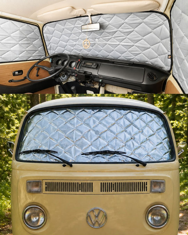 Magnetic Insulation Set Compatible with VW T2 Full Interior | Complete 8-panel Thermal Blinds Kit