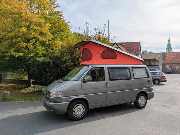 VW T4 California 3-window Pop-Top Roof Replacement Canvas SWB - Vanagon Maniac
