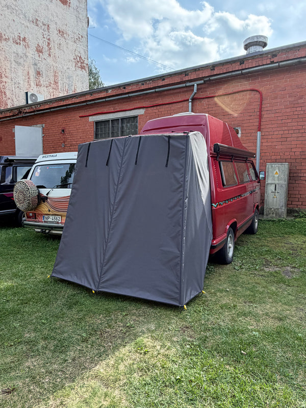 Rear Hatch Privacy Shelter Compatible with VW T3/T25 - Magnetic Attachment
