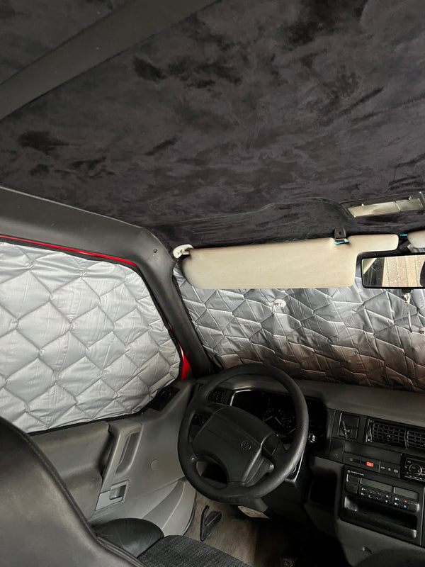Magnetic Insulation Set Compatible with VW T4 Cockpit - Side Windows & Windshield (3 panels)