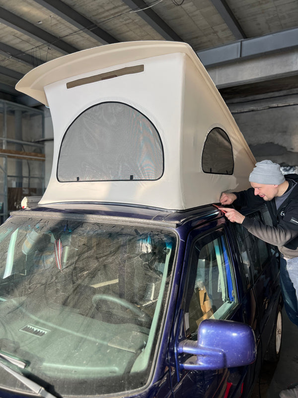 Pop Top Roof Replacement Canvas Compatible with VW T4 California Pop-Top Roof | 3-window, SWB