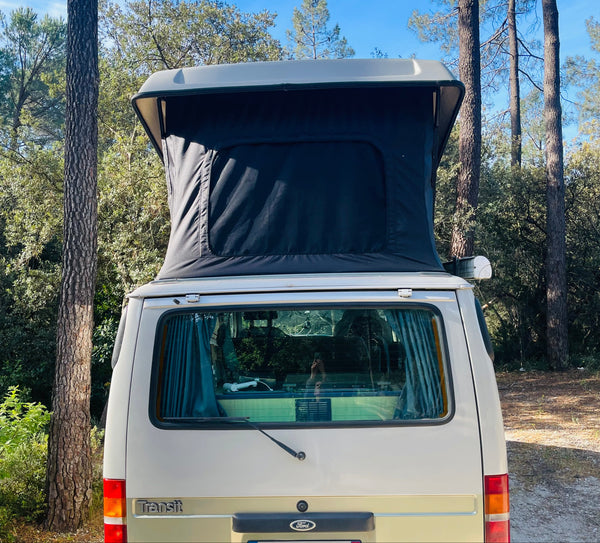 Pop Top Roof Replacement Canvas Compatible with Ford Nugget 2nd-Gen Pop-Top Roof (1991/92-1999) | 3-window Replacement Roof Tent