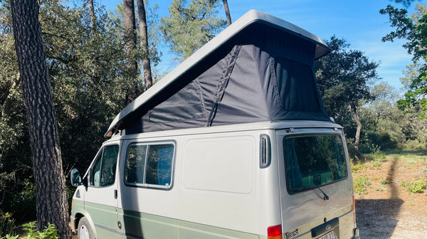Pop Top Roof Replacement Canvas Compatible with Ford Nugget 2nd-Gen Pop-Top Roof (1991/92-1999) | 3-window Replacement Roof Tent