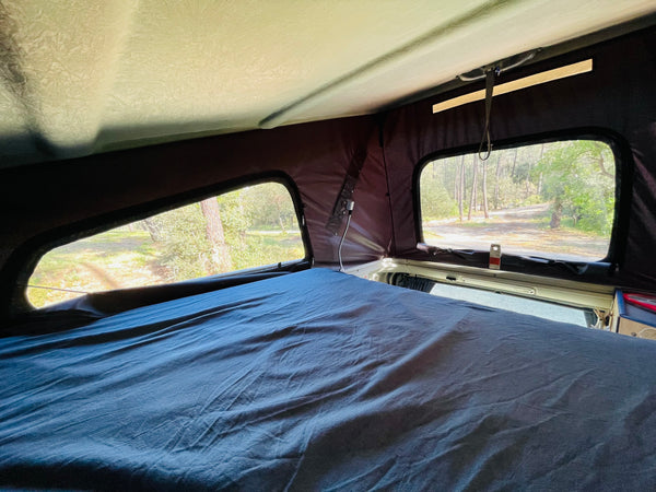 Pop Top Roof Replacement Canvas Compatible with Ford Nugget 2nd-Gen Pop-Top Roof (1991/92-1999) | 3-window Replacement Roof Tent