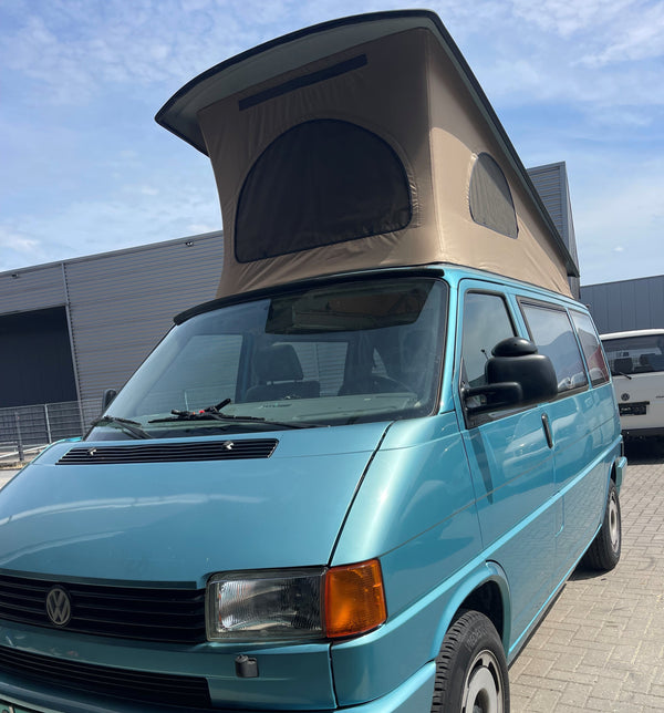 VW T4 California 3-window Pop-Top Roof Replacement Canvas SWB - Vanagon Maniac