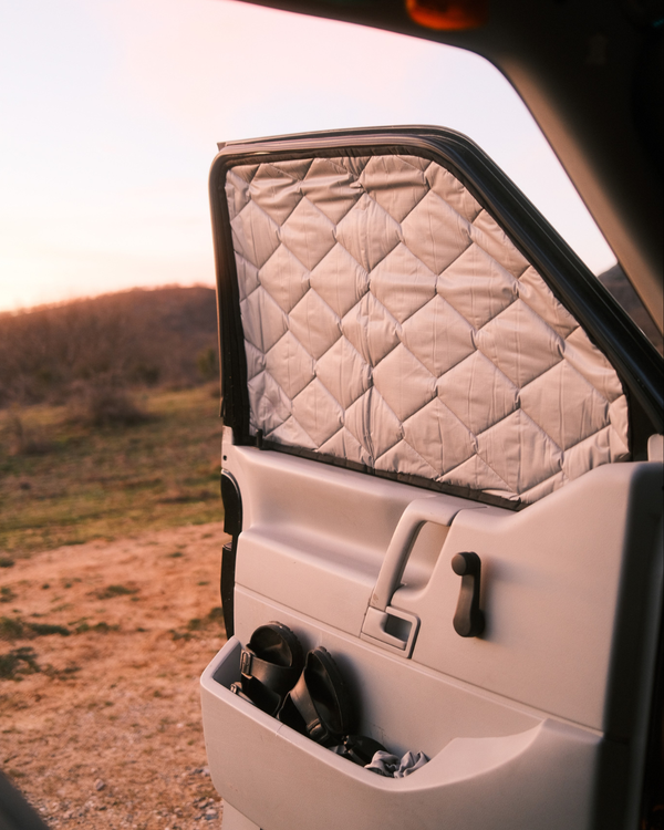 Thermal Insulation Kit Compatible with VW T4 (LWB) Full Interior Windows 8-Panel (Complete Camper Set)