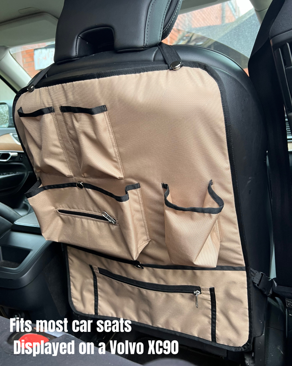 Rear Seat Organizer Compatible with VW T3 / T25 (Universal Fit) | Multi-Pocket Campervan Storage