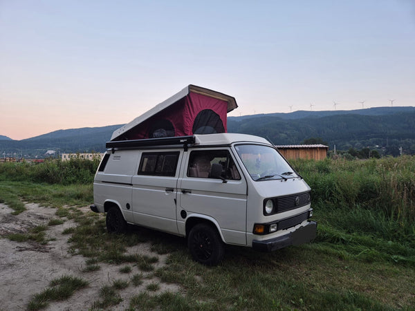 VW T3 SCA Pop-Top Roof Replacement CANVAS with 3-windows - Vanagon Maniac