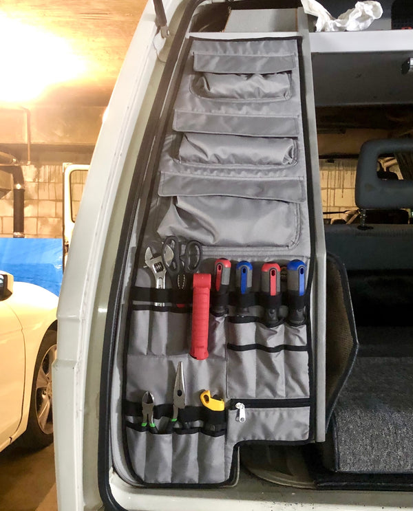 Rear Cabinet Tool & Storage Panel Compatible with VW T3/T25 Westfalia