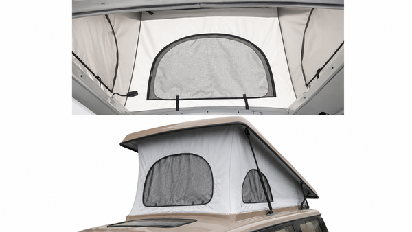 Pop-Top Roof Canvas Replacement Compatible with VW T3 REIMO (79-85) - Premium Quality with 3 Windows