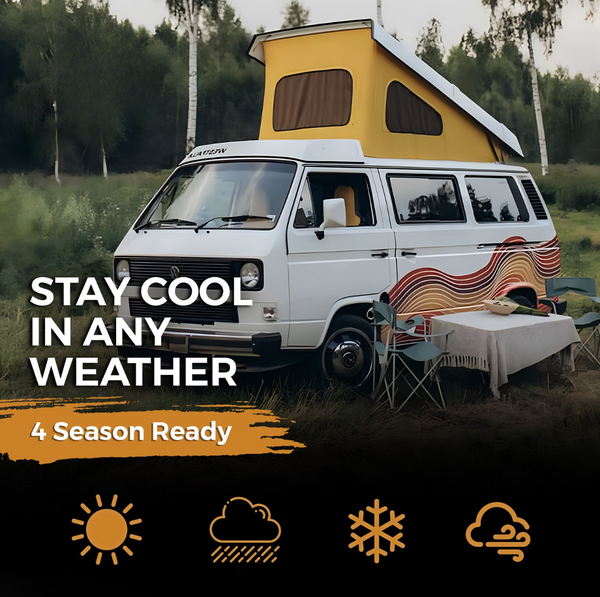 VW T3 Westfalia Pop-Top Roof Replacement CANVAS 79-85 - Vanagon Maniac