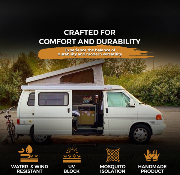 Pop-Top Roof Replacement Canvas Compatible with T4 Eurovan Winnebago LWB Camper (1995–2003)