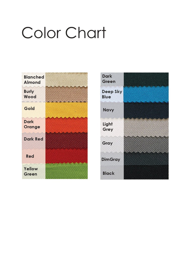 Custom canvas color options for VW Eurovan Winnebago roof tent