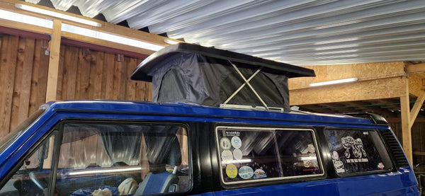VW T3 SCA Mushroom Pop-Top Canvas – Custom-Fit Replacement with Mesh Windows - Vanagon Maniac