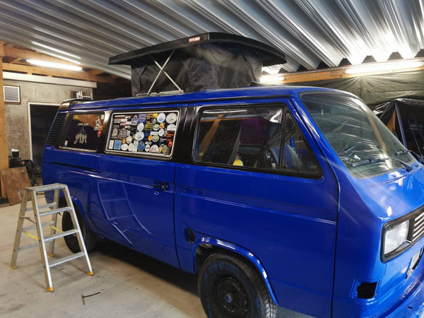 VW T3 SCA Mushroom Pop-Top Canvas – Custom-Fit Replacement with Mesh Windows - Vanagon Maniac