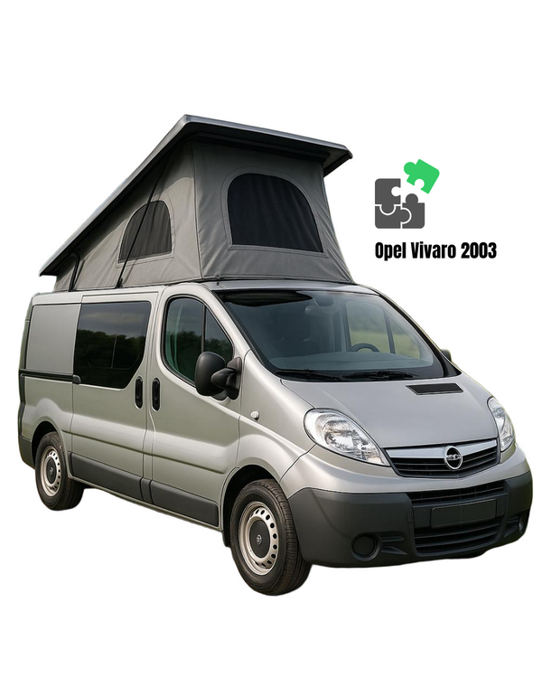 Opel/Vauxhall Vivaro 2003 Pop Top Roof Replacement Canvas Tent - Vanagon Maniac