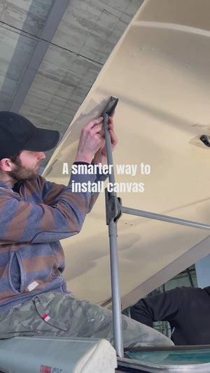 Pop-Top Canvas Compatible with T4 California 3-Window – video