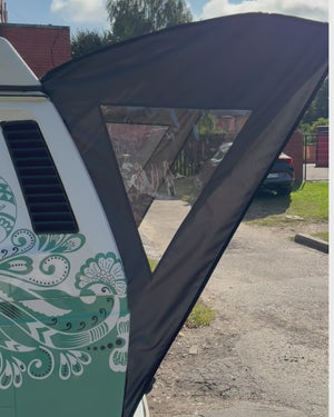 Rear Hatch Windbreaker Compatible with VW T3 / T25 – video