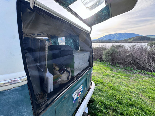 Magnetic Bug Screen Compatible with VW T2 in BLACK