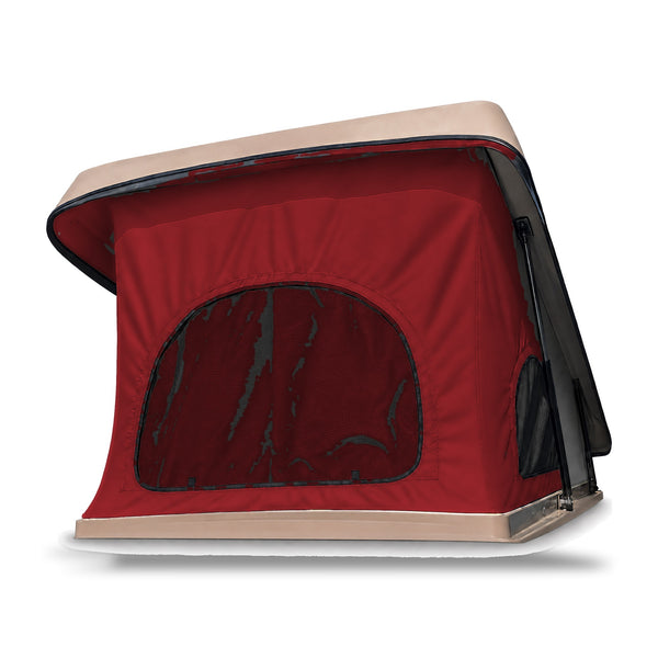 Namiot dachu sypialnego VW T3 Reimo 1979-1985 z 3 oknami, DarkRed