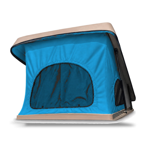 Namiot dachu sypialnego VW T3 Reimo 1979-1985 z 3 oknami, DeepSkyBlue