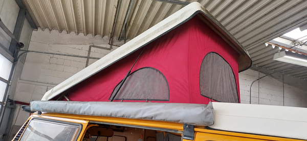 Pop-Top Roof Canvas Replacement Compatible with VW T3 REIMO (79-85) - Premium Quality with 3 Windows