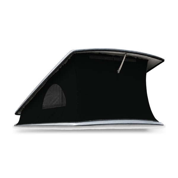 Lona de techo elevable para VW T4 California batalla corta, 2 ventanas, Black