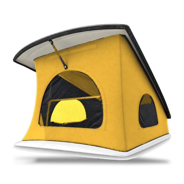 Namiot dachu sypialnego VW T4 California SWB z 3 oknami, Gold