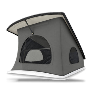Lona de techo elevable para VW T4 California batalla corta, 3 ventanas, Gray