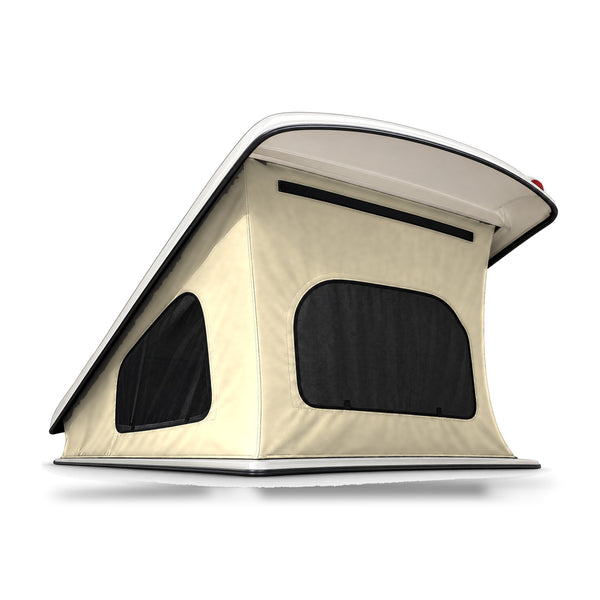 Hefdakdoek met 3 ramen voor VW T4 Reimo-hefdak in BlanchedAlmond