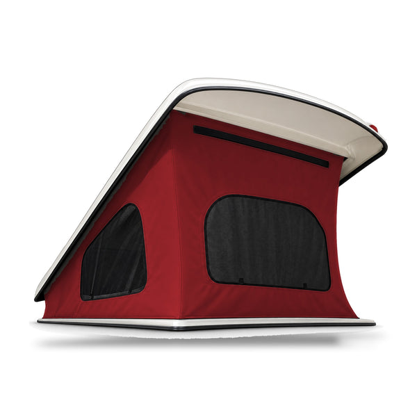 Hefdakdoek met 3 ramen voor VW T4 Reimo-hefdak in DarkRed