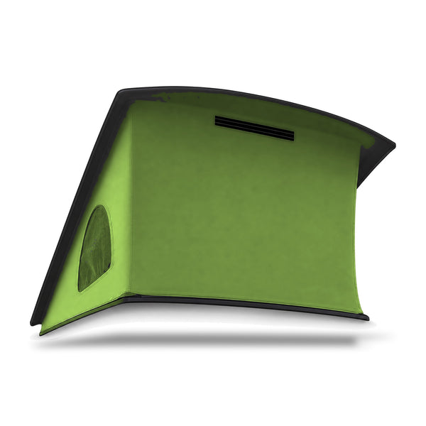 Lona de techo elevable para VW T4 EuroVan Weekender batalla corta, 2 ventanas, YellowGreen