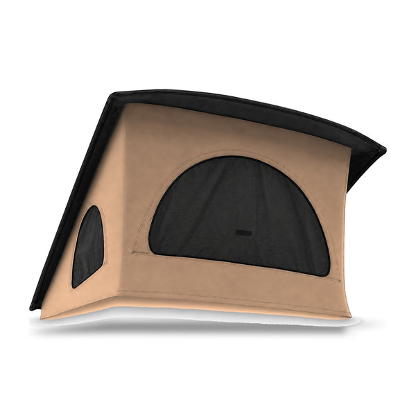 Hefdakdoek met 3 ramen voor VW T4 EuroVan Weekender SWB in BurlyWood