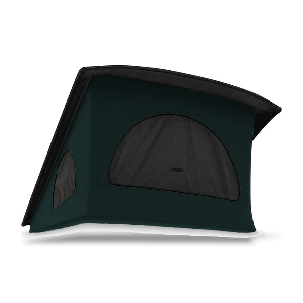 Hefdakdoek met 3 ramen voor VW T4 EuroVan Weekender SWB in DarkGreen