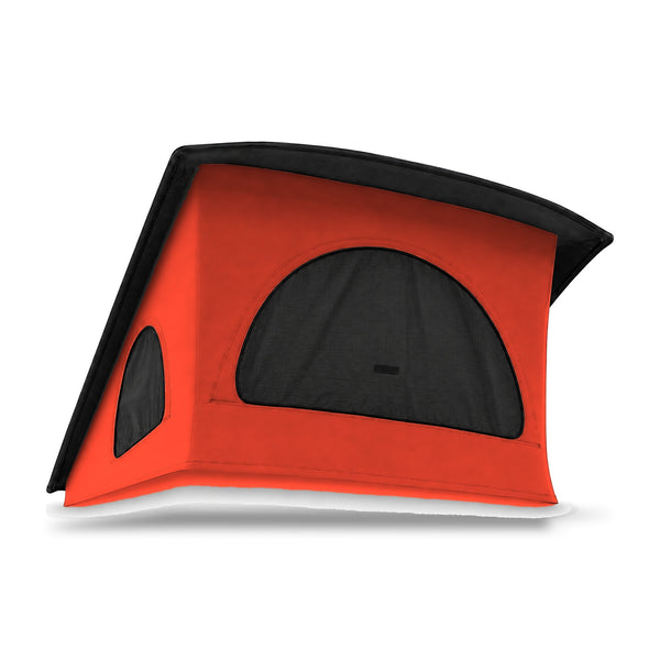 Hefdakdoek met 3 ramen voor VW T4 EuroVan Weekender SWB in DarkOrange